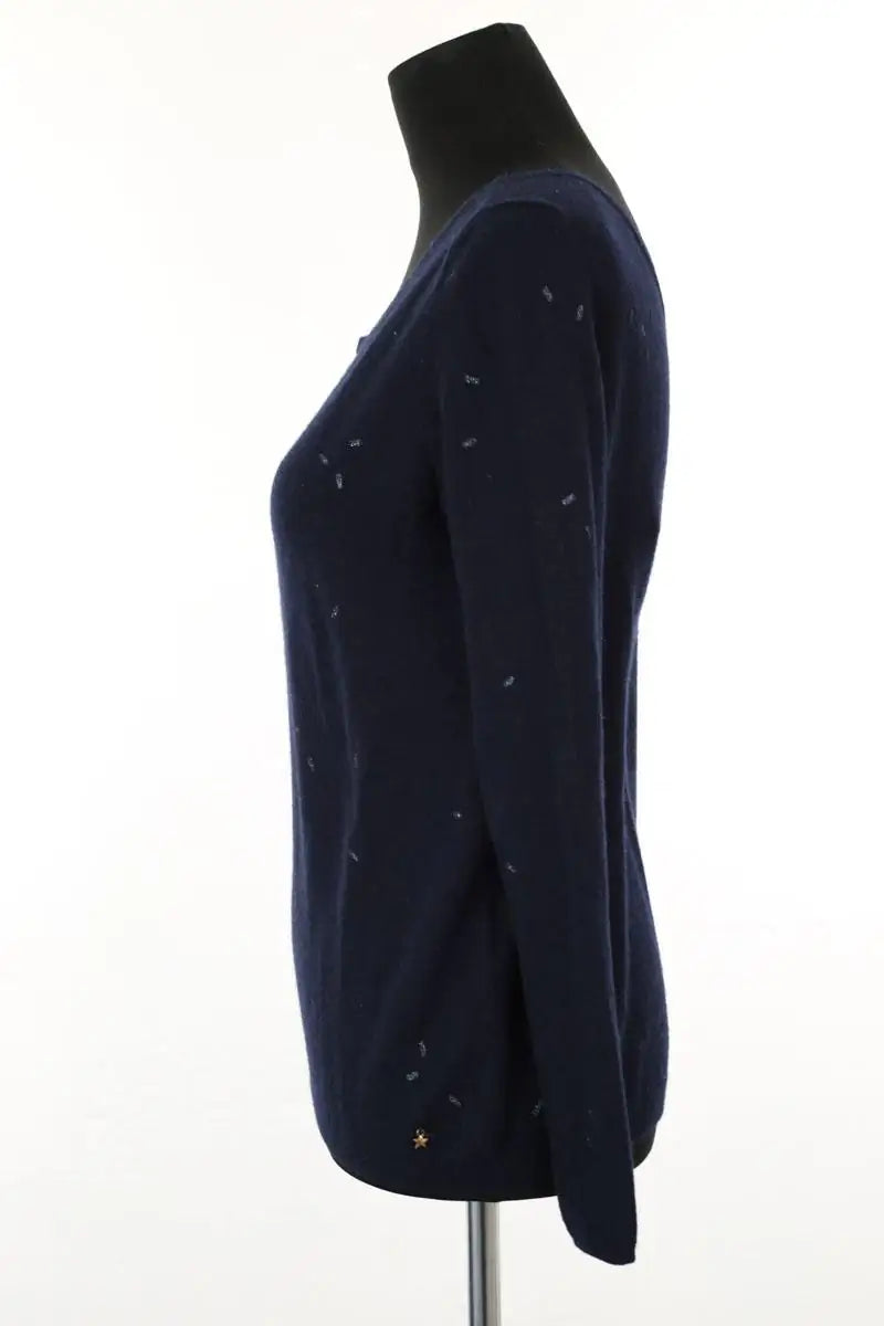 Pull Des Petits Hauts Enilise Marine en Laine
