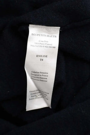 Pull Des Petits Hauts Enilise Marine en Laine