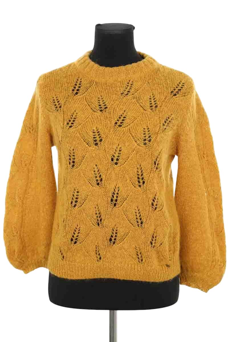 Pull Des Petits Hauts Jaune en Synthétique, taille S - Seconde Main