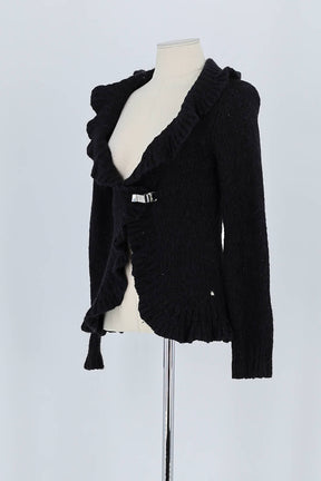 Pull Des Petits Hauts Noir en Laine