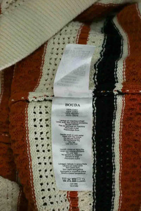 Pull Des Petits Hauts Orange en Coton