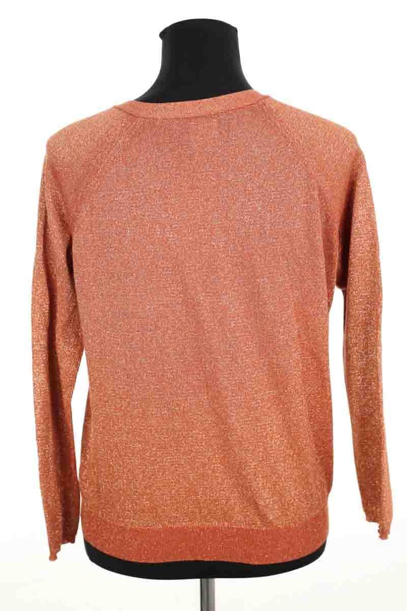 Pull Des Petits Hauts Orange en Coton
