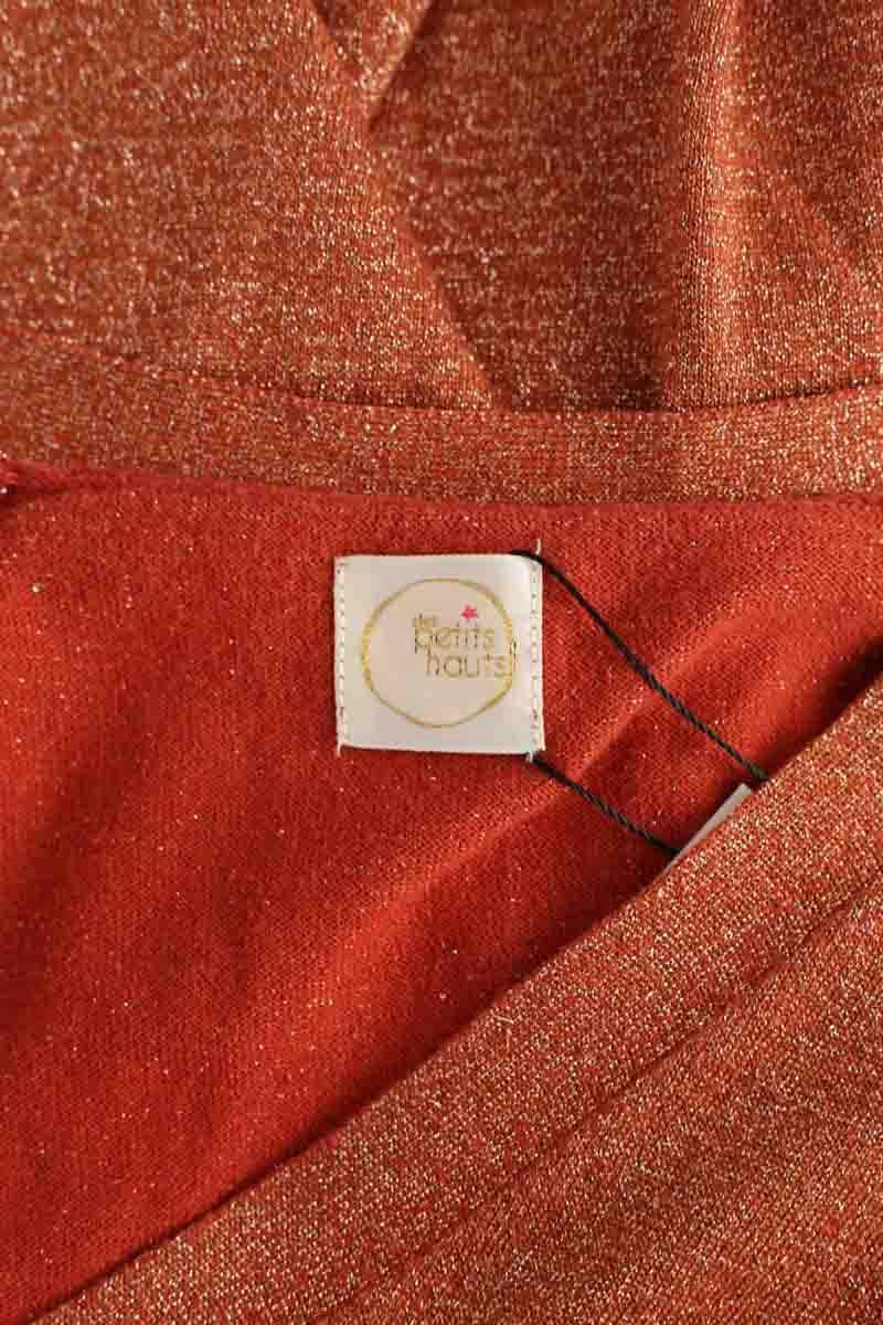Pull Des Petits Hauts Orange en Coton
