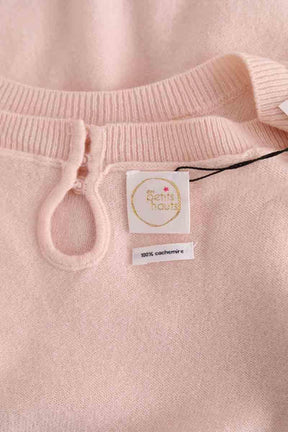 Pull Des Petits Hauts Rose en Cachemire