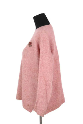 Pull Des Petits Hauts Rose en Synthétique