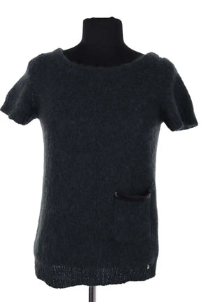 Pull Des Petits Hauts Vert en Laine, taille S - Seconde Main
