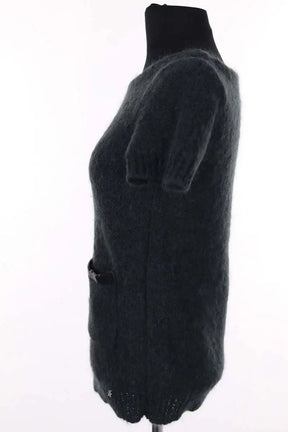 Pull Des Petits Hauts Vert en Laine