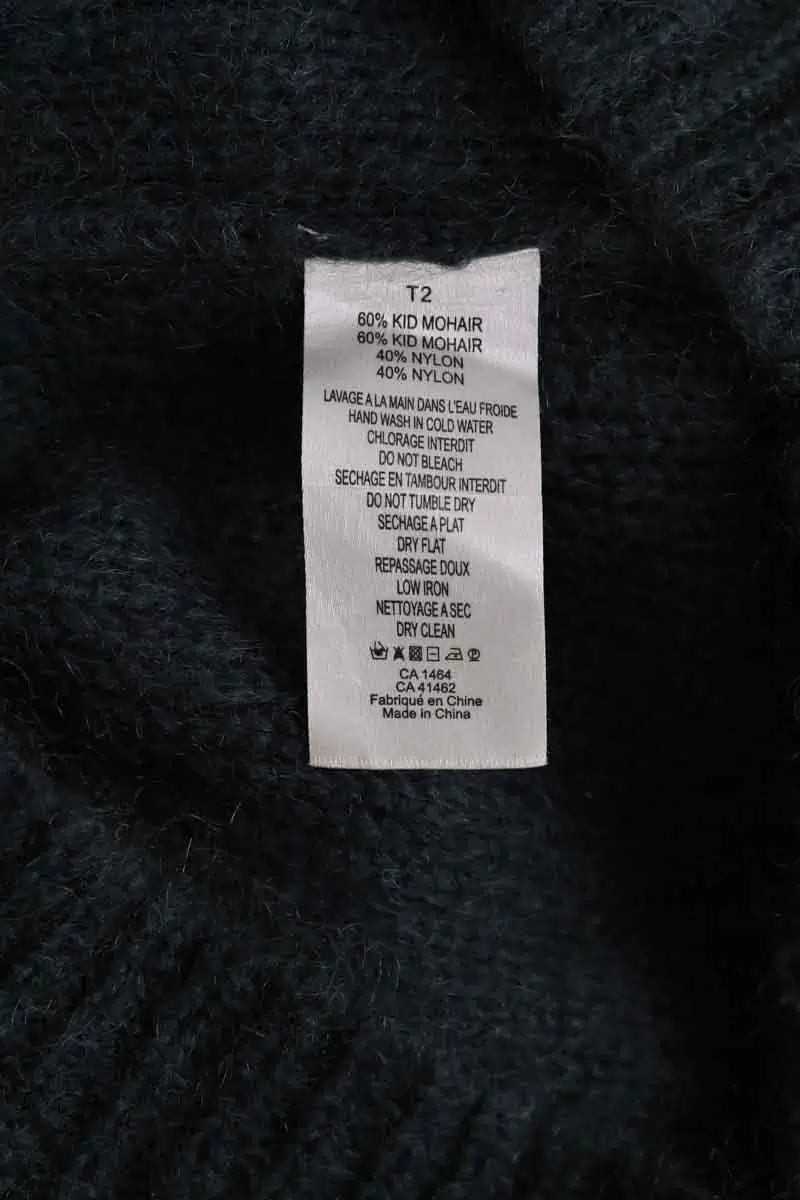 Pull Des Petits Hauts Vert en Laine