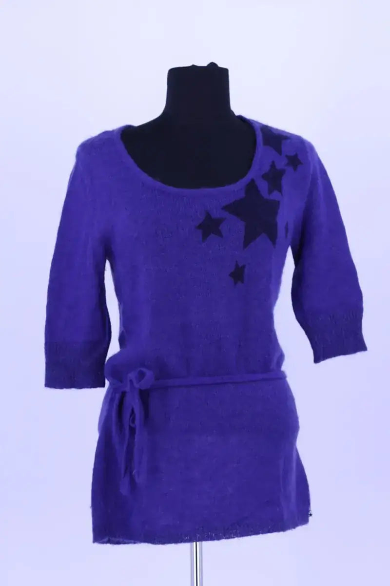 Pull Des Petits Hauts Violet en Laine