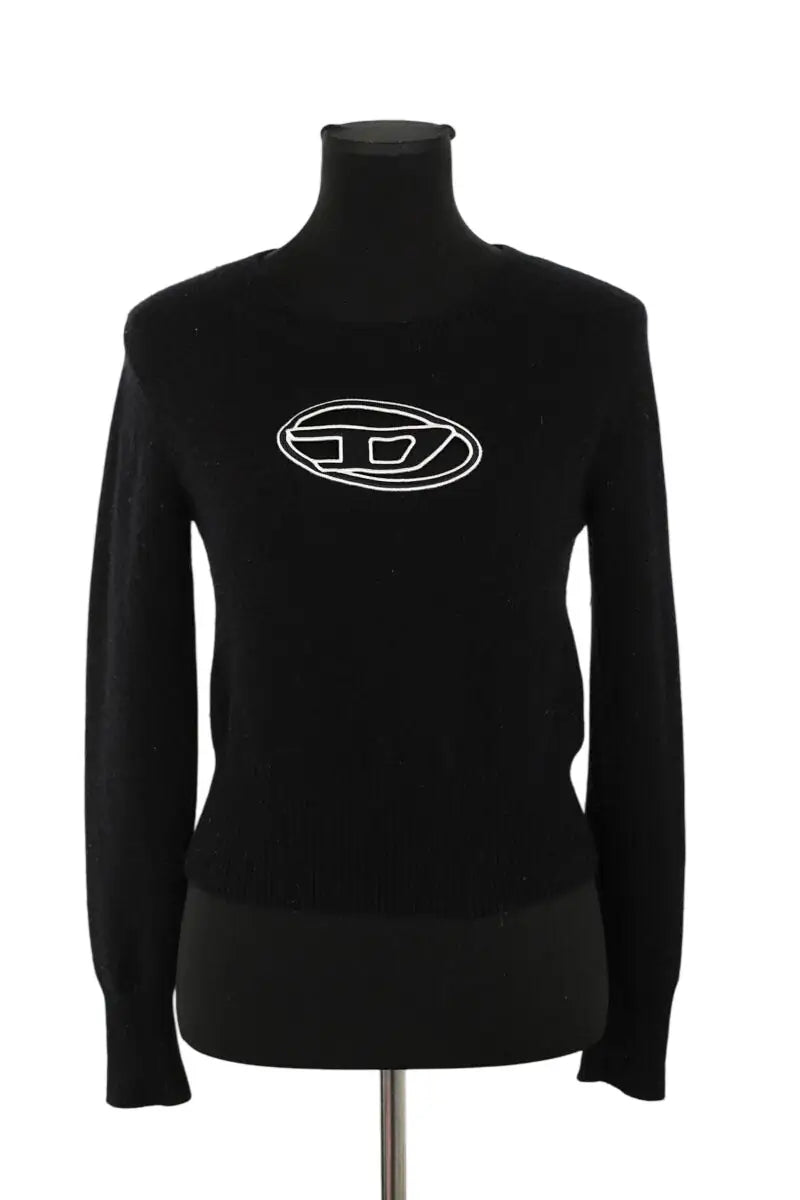 Pull Diesel Noir en Laine, taille S - Seconde Main