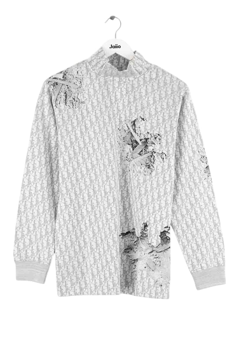 Pull Dior Gris en Polyester, taille XXS - Seconde Main