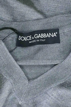 Pull Dolce & Gabbana Gris en Soie