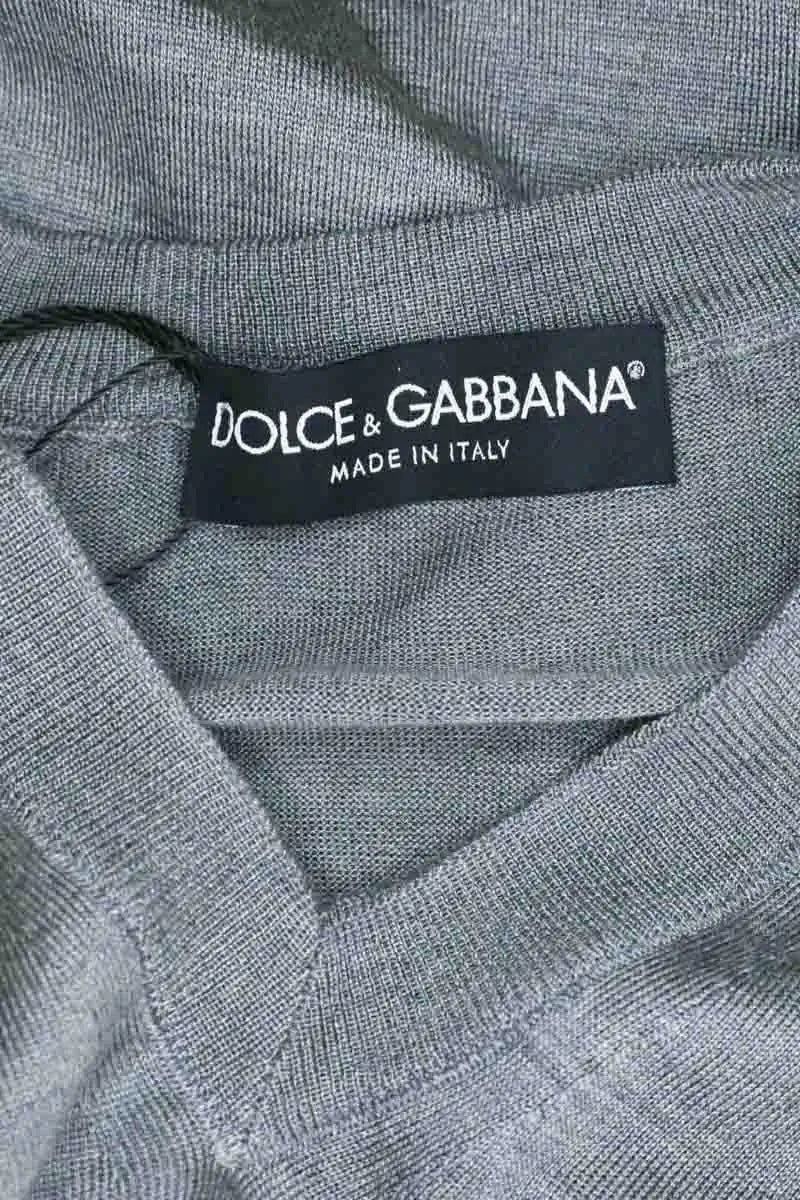 Pull Dolce & Gabbana Gris en Soie