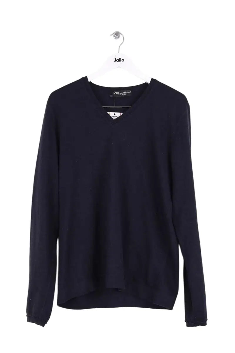 Pull Dolce & Gabbana Marine en Coton, taille L - Seconde Main