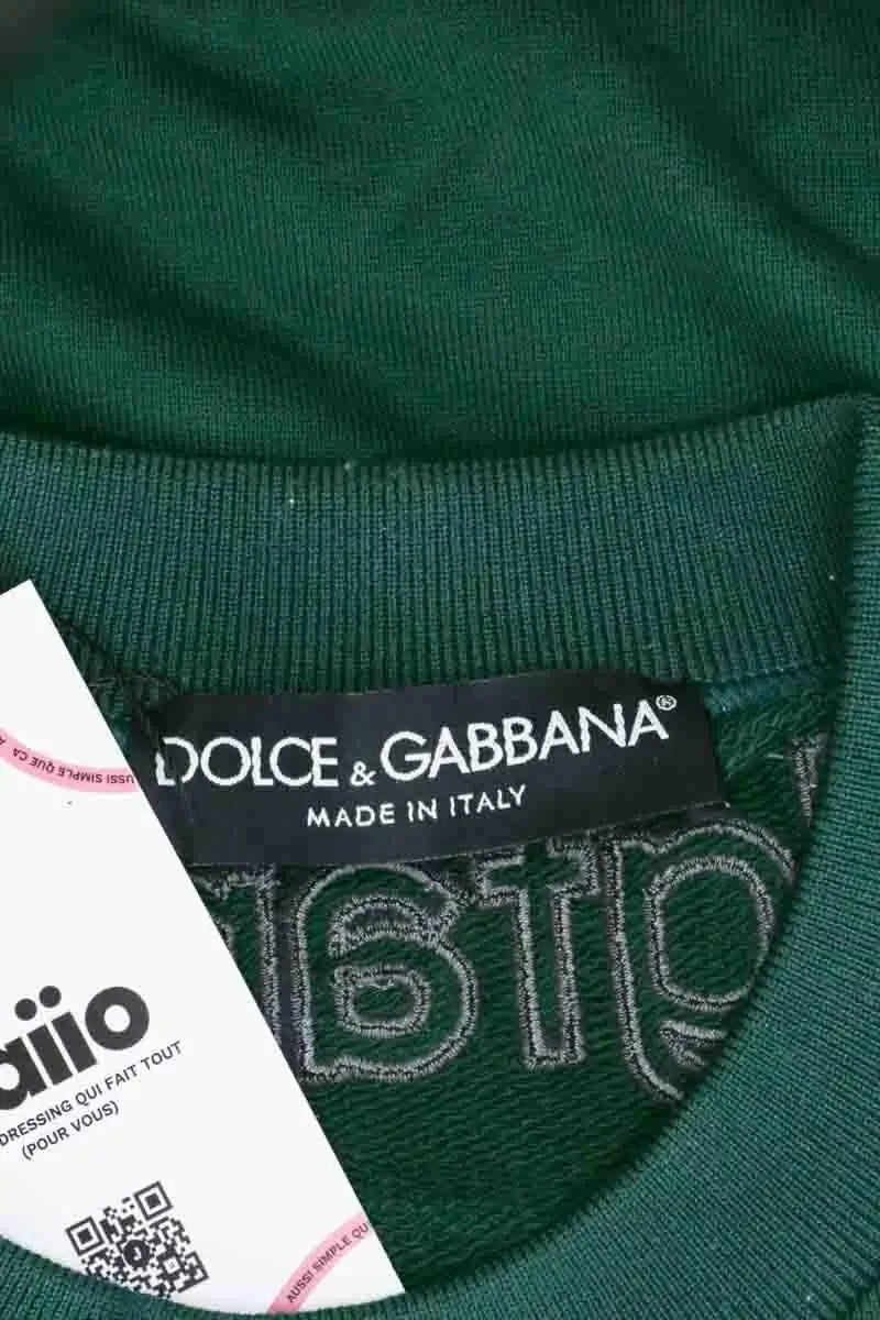 Pull Dolce & Gabbana Vert en Coton
