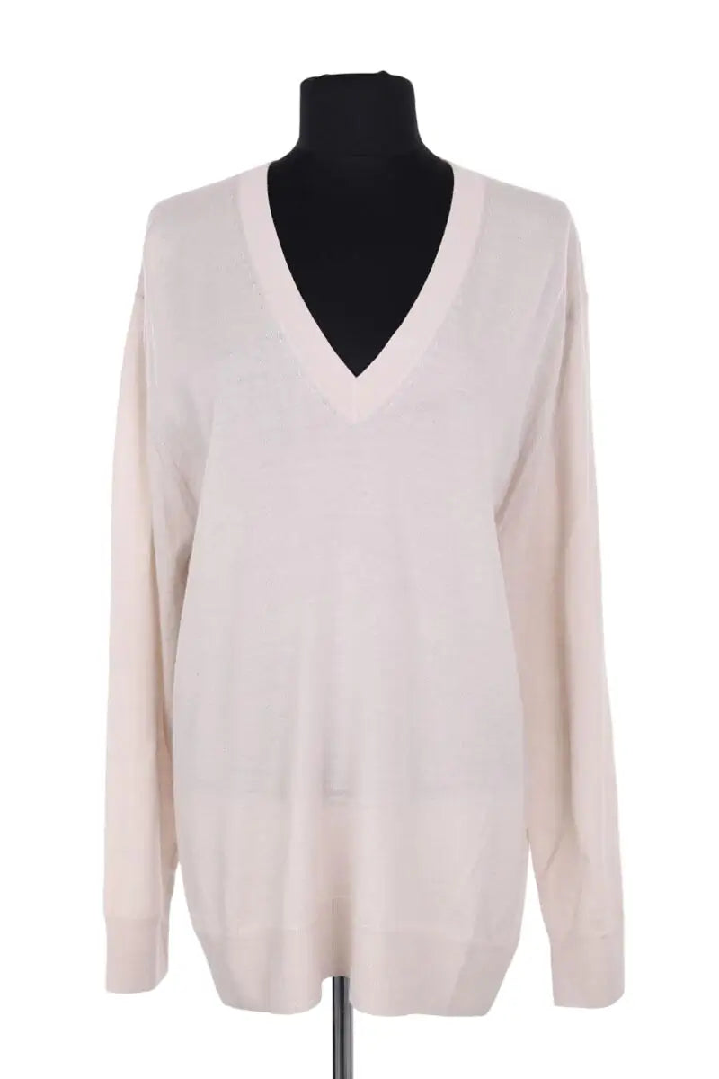 Pull Dries Van Noten Ecru en Laine, taille M - Seconde Main