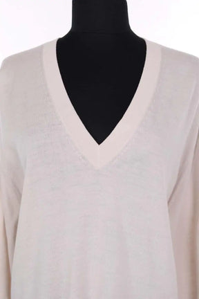 Pull Dries Van Noten Ecru en Laine