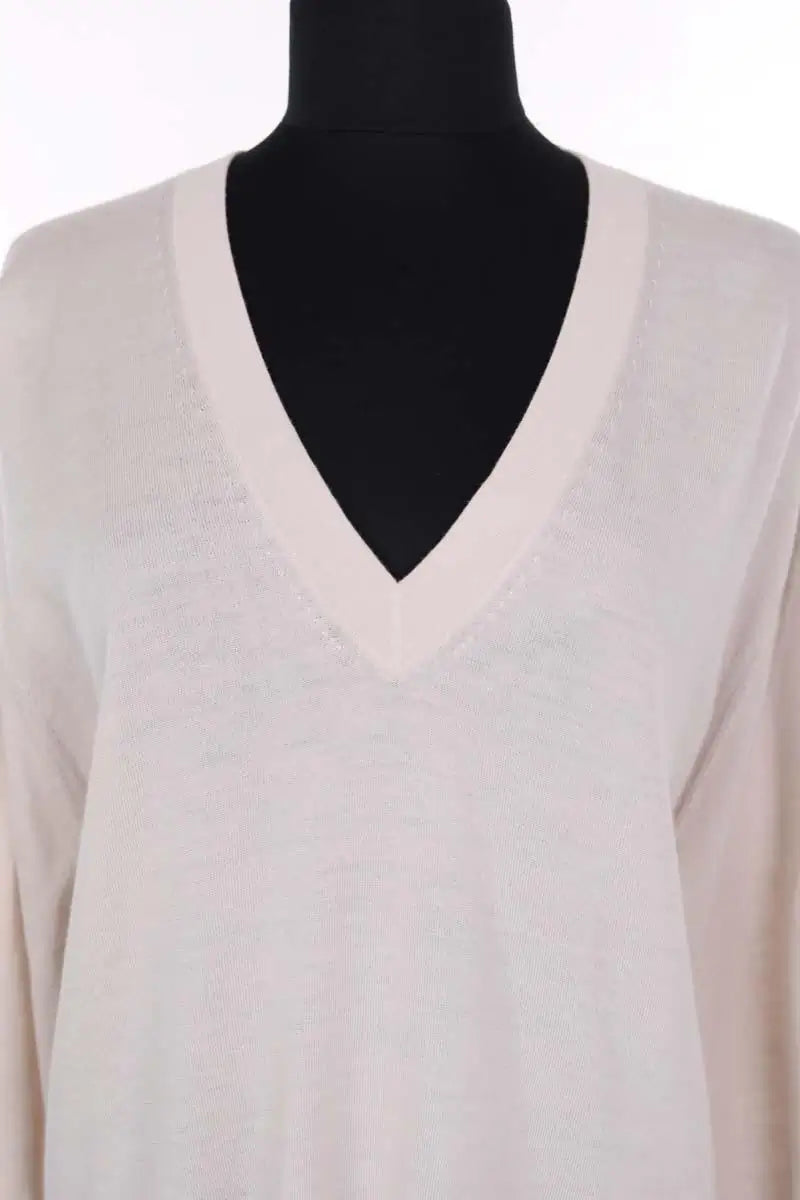 Pull Dries Van Noten Ecru en Laine