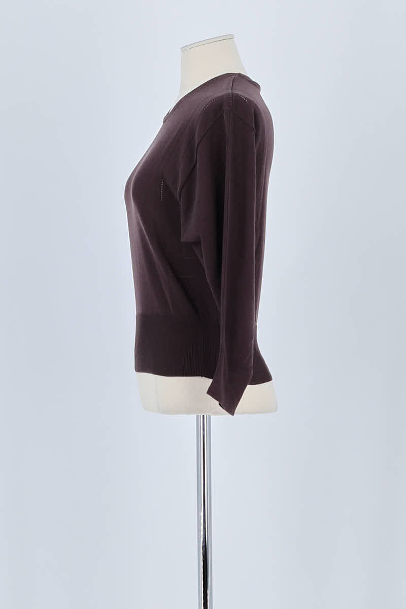 Pull Dries Van Noten Marron en Viscose