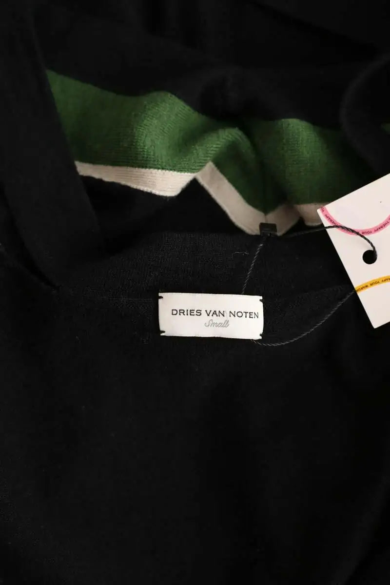 Pull Dries Van Noten Noir en Laine