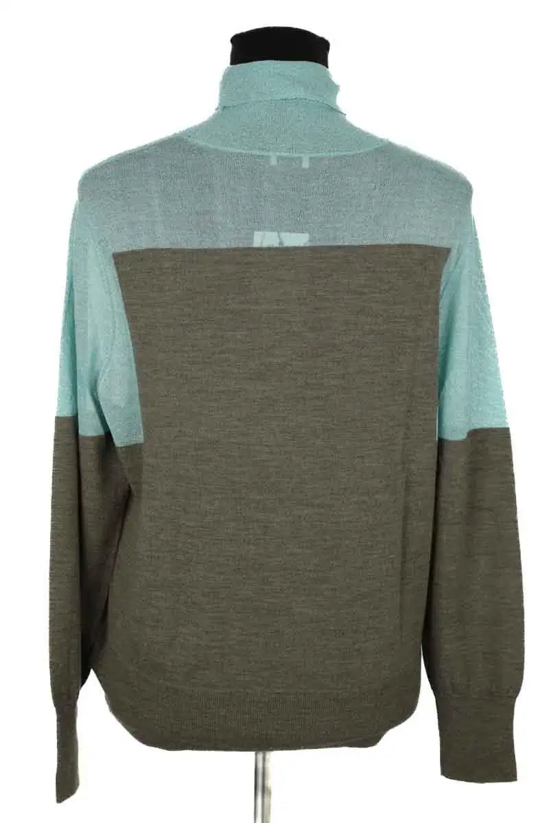 Pull Dries Van Noten Vert en Laine
