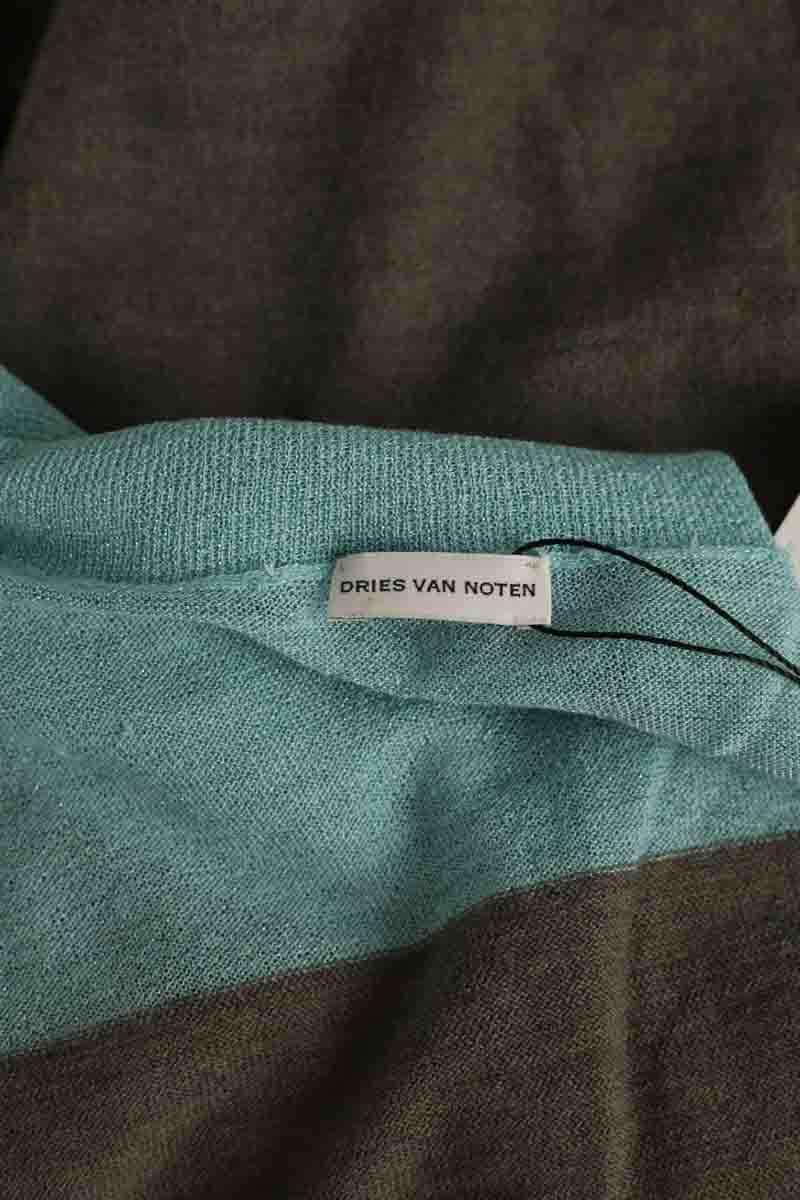 Pull Dries Van Noten Vert en Laine