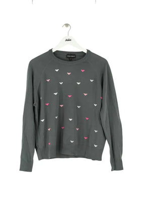 Pull Emporio Armani Gris en Laine, taille L - Seconde Main