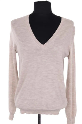 Pull Eric Bompard Beige en Cachemire, taille S - Seconde Main