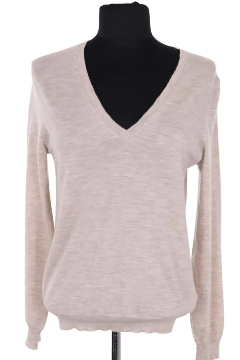 Pull Eric Bompard Beige en Cachemire, taille S - Seconde Main