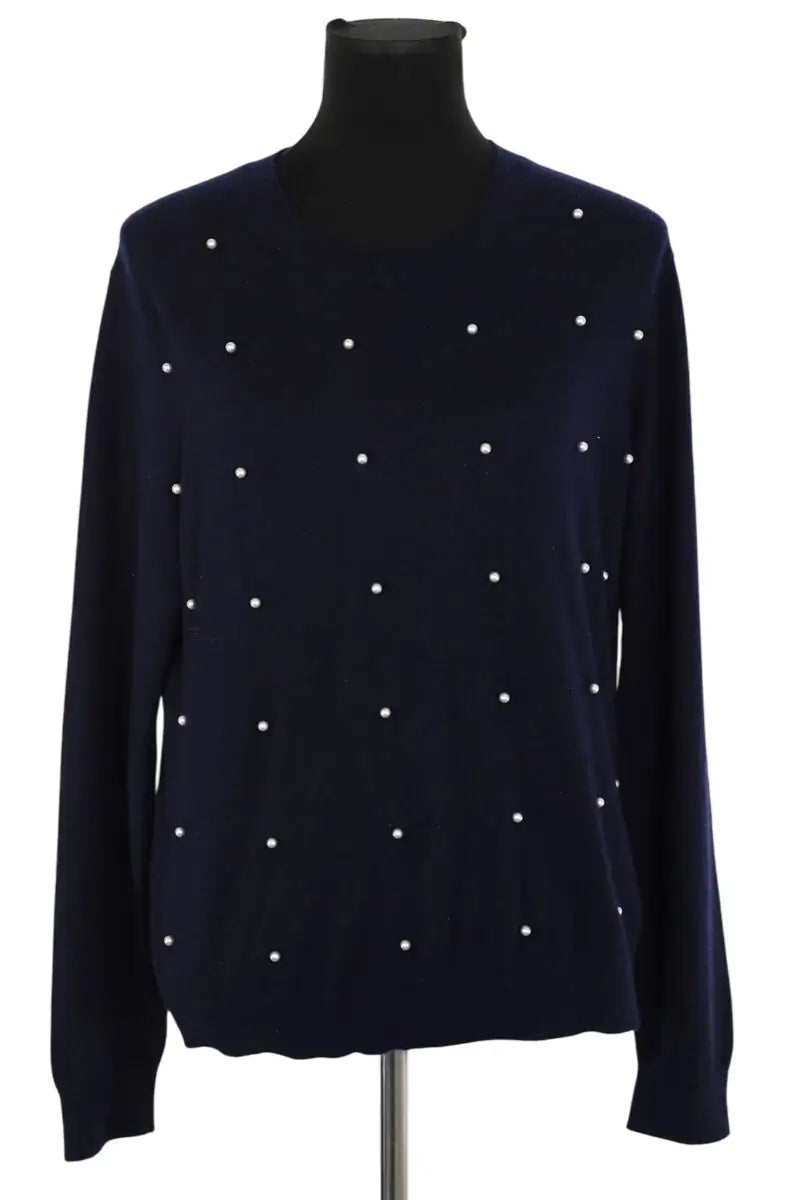 Pull Eric Bompard Bleu en Cachemire, taille L - Seconde Main