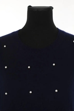 Pull Eric Bompard Bleu en Cachemire
