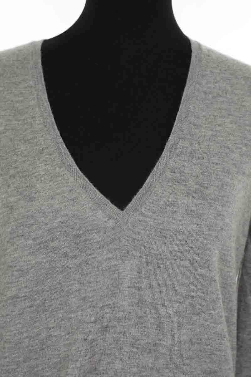 Pull Eric Bompard Gris en Cachemire