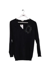 Pull Eric Bompard Noir en Cachemire, taille L - Seconde Main