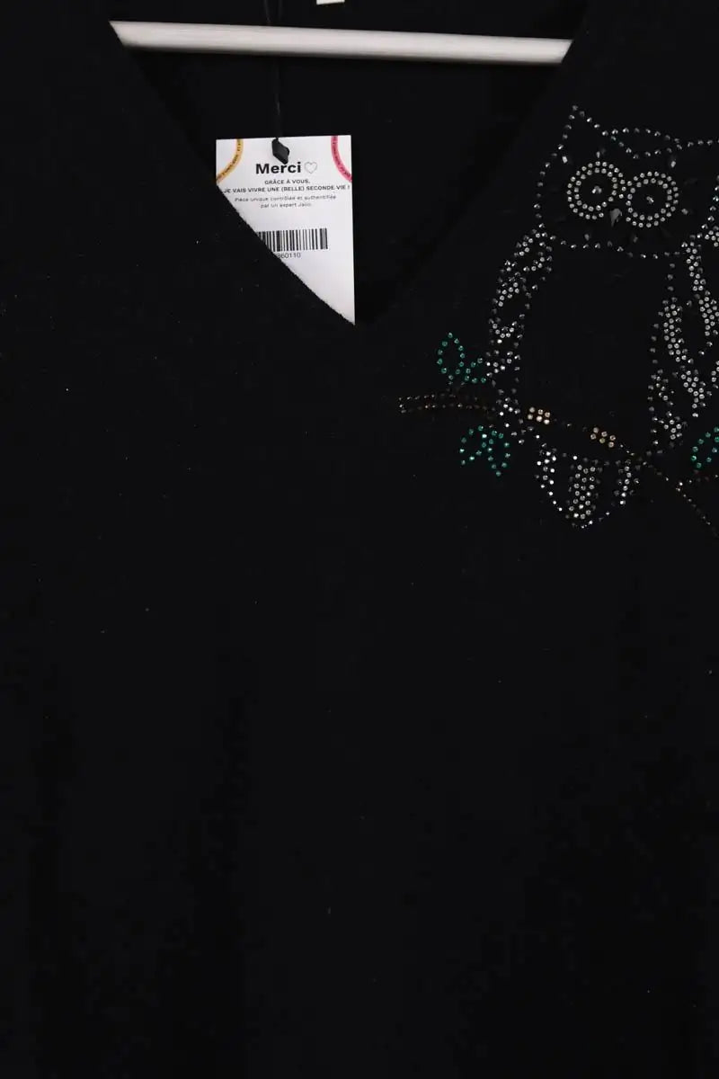 Pull Eric Bompard Noir en Cachemire