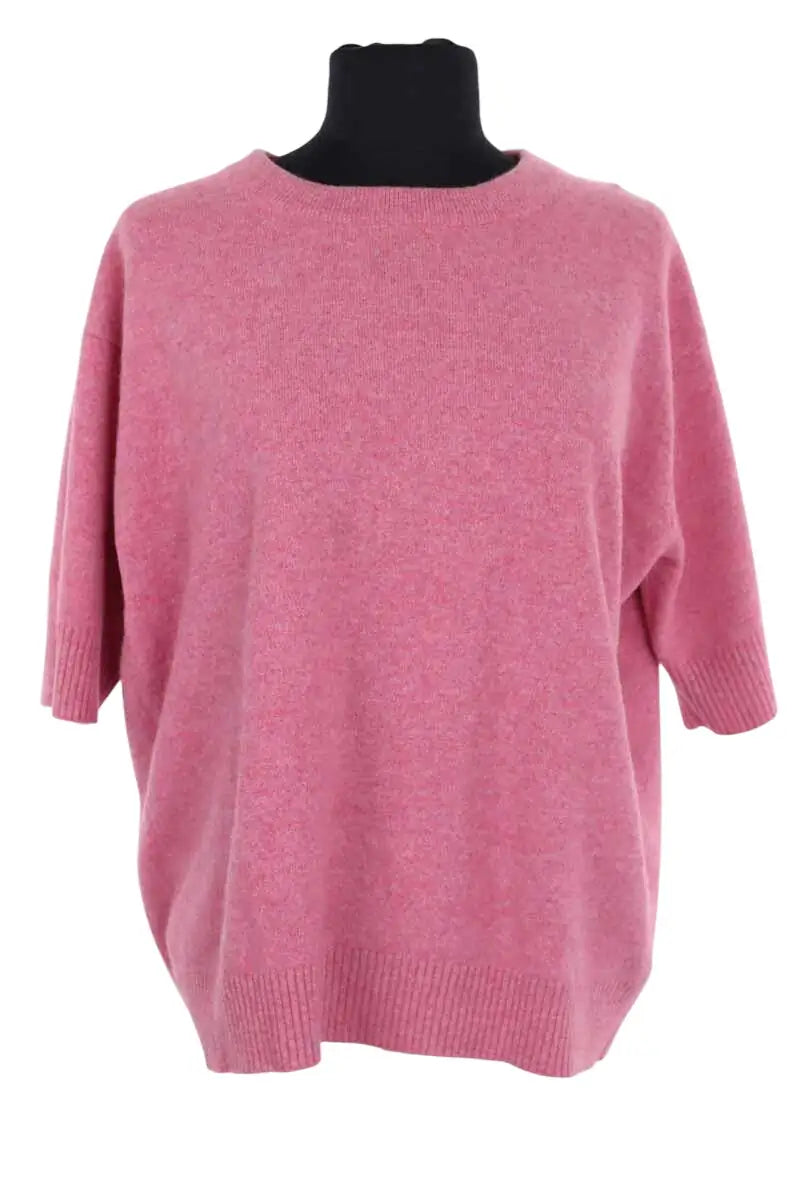 Pull Eric Bompard Rose en Cachemire, taille L - Seconde Main