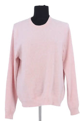 Pull Eric Bompard Rose en Cachemire, taille XL - Seconde Main