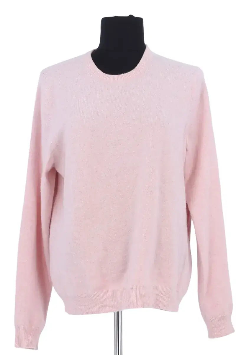 Pull Eric Bompard Rose en Cachemire, taille XL - Seconde Main