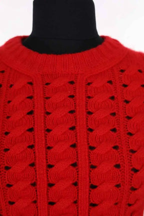 Pull Eric Bompard Rouge en Cachemire