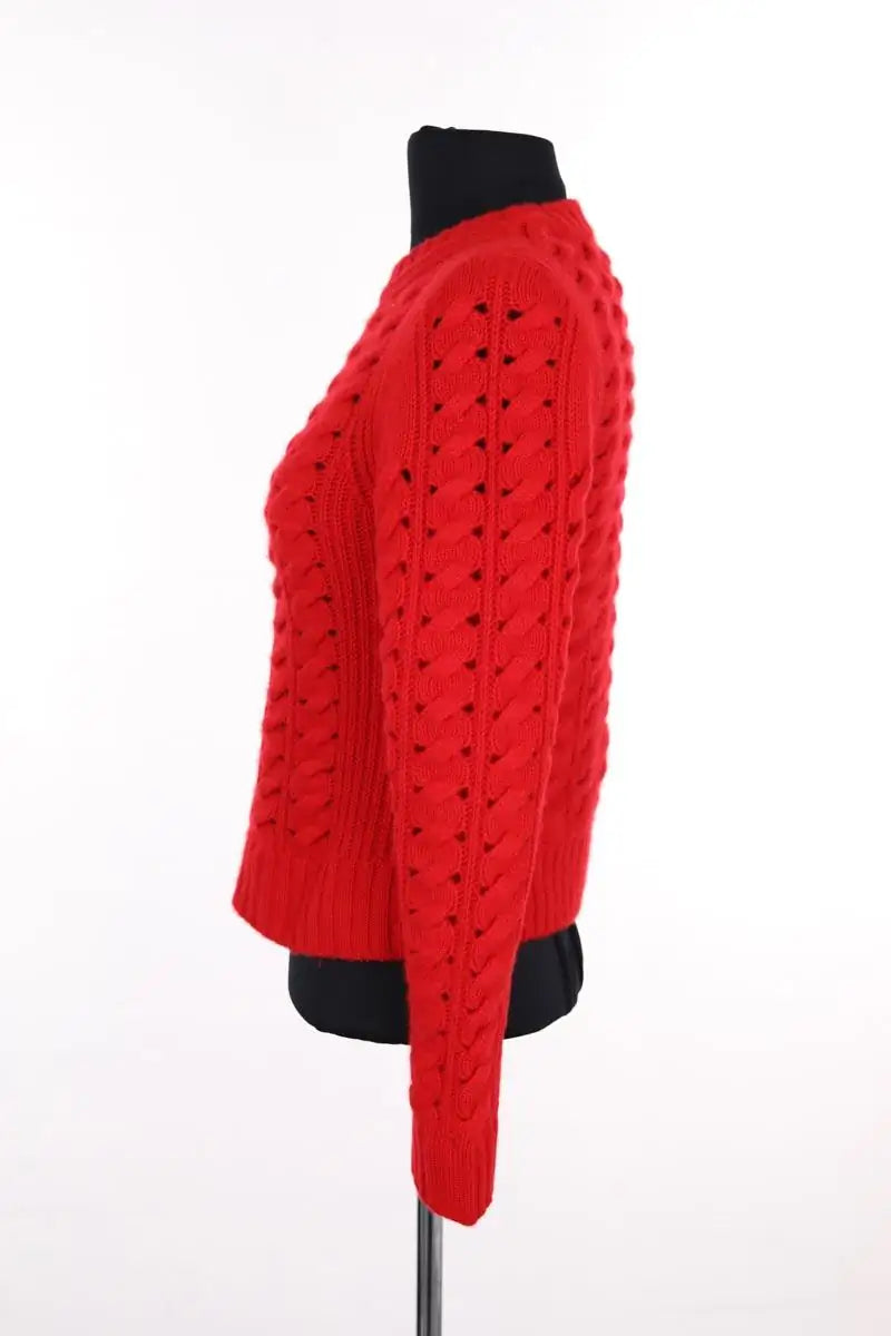 Pull Eric Bompard Rouge en Cachemire