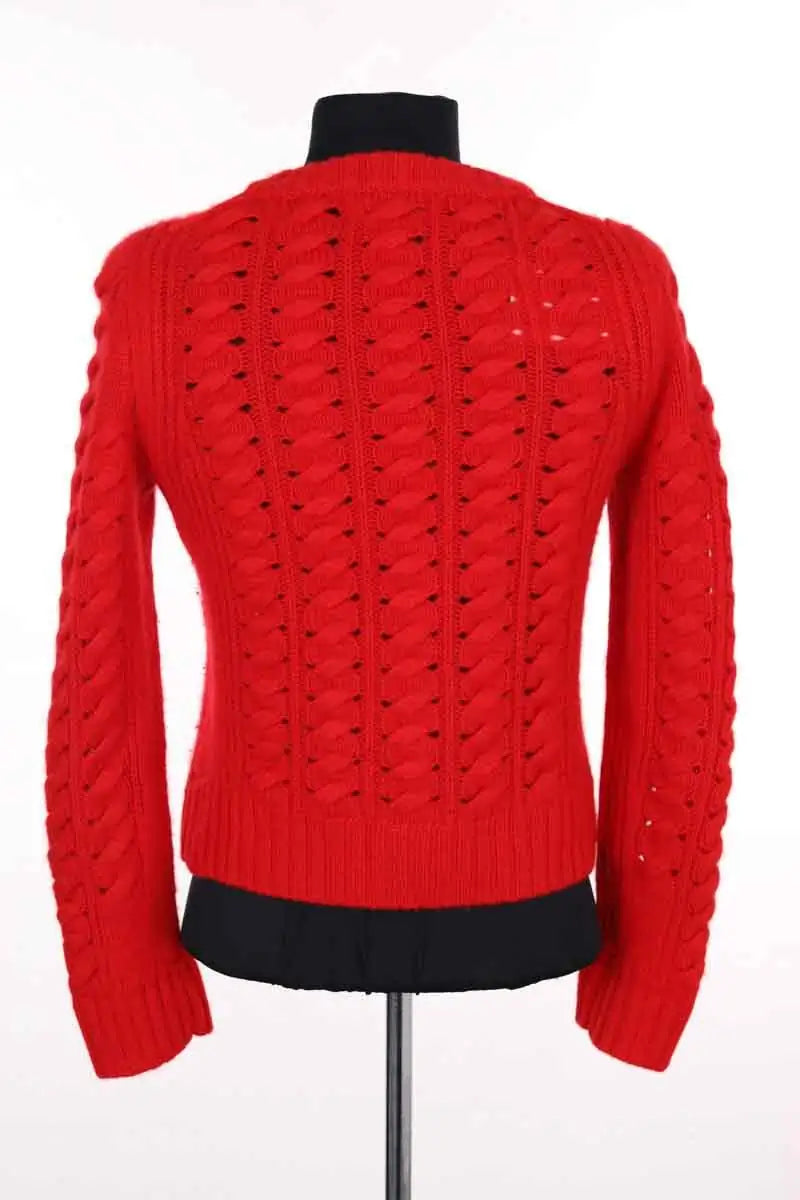 Pull Eric Bompard Rouge en Cachemire