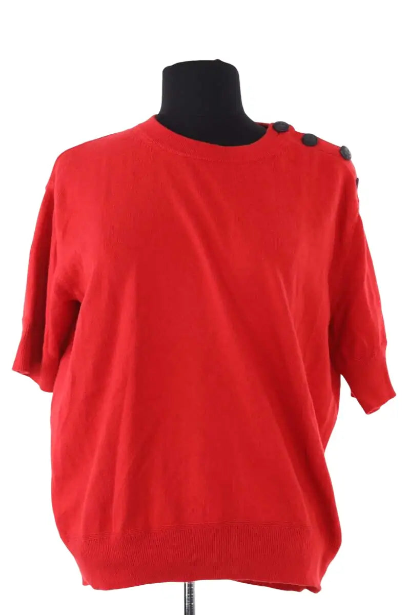 Pull Eric Bompard Rouge en Coton, taille S - Seconde Main