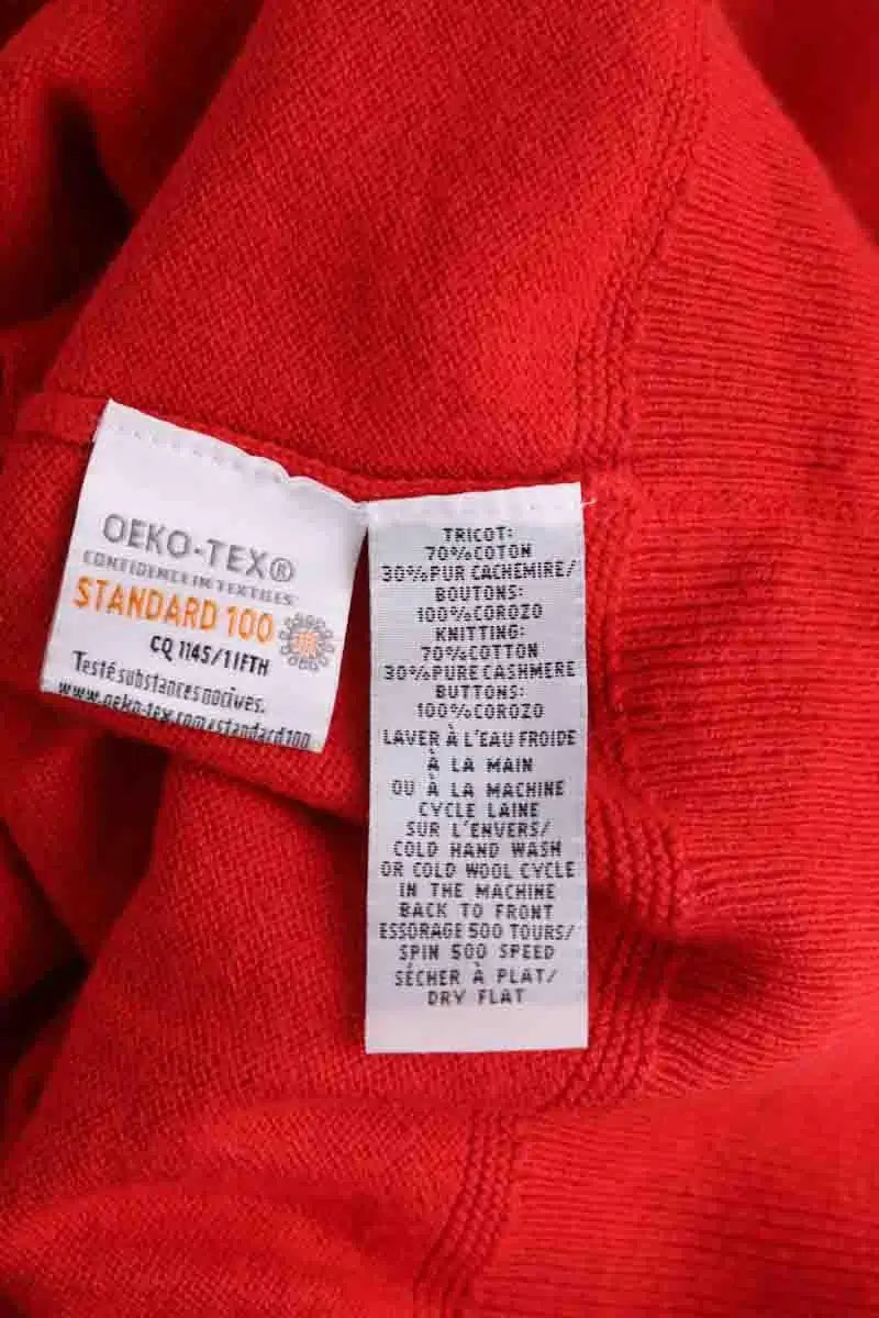 Pull Eric Bompard Rouge en Coton
