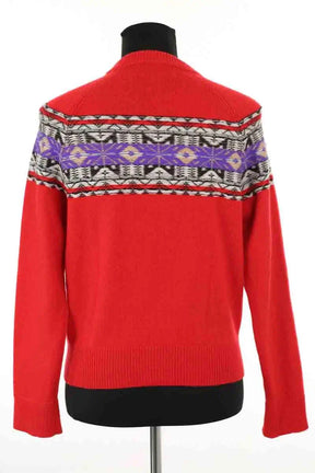 Pull Eric Bompard Rouge en Laine