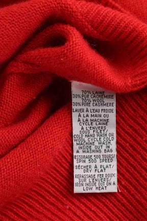 Pull Eric Bompard Rouge en Laine