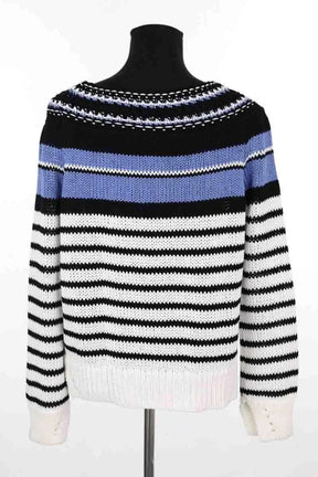 Pull Ermanno Firenze Blanc en Coton