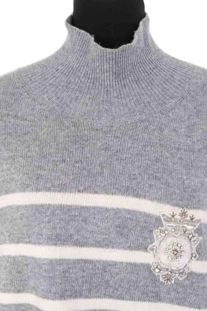 Pull Ermanno Firenze Gris en Synthétique