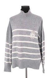 Pull Ermanno Firenze Gris en Synthétique, taille M - Seconde Main