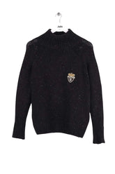 Pull Ermanno Firenze Noir en Synthétique, taille S - Seconde Main