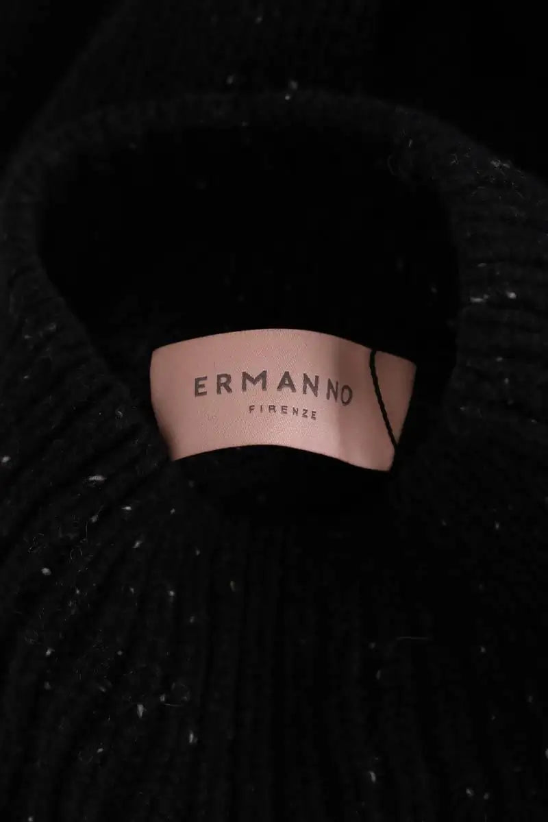 Pull Ermanno Firenze Noir en Synthétique