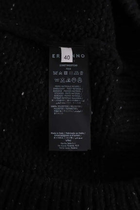 Pull Ermanno Firenze Noir en Synthétique